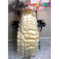 Platinum Blonde Body Wave Lace Front wig