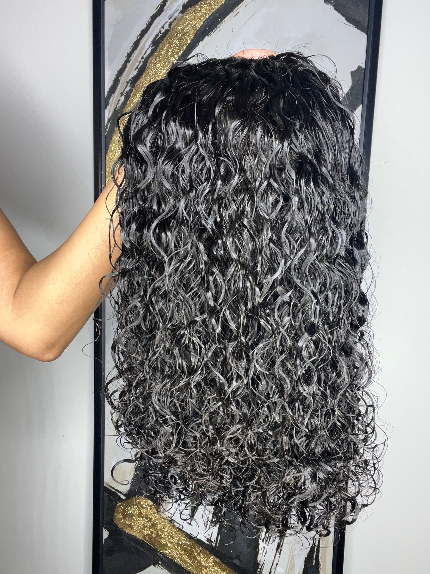 Deep wave lace front wig 18 inch Ready to Ship