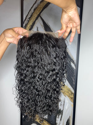 Deep wave lace front wig 18 inch Ready to Ship